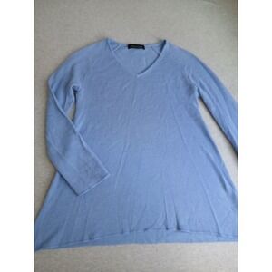 Claudia Nicole Sweater XS 100 Cashmere V Neck Knit Lightweight Layers Spring